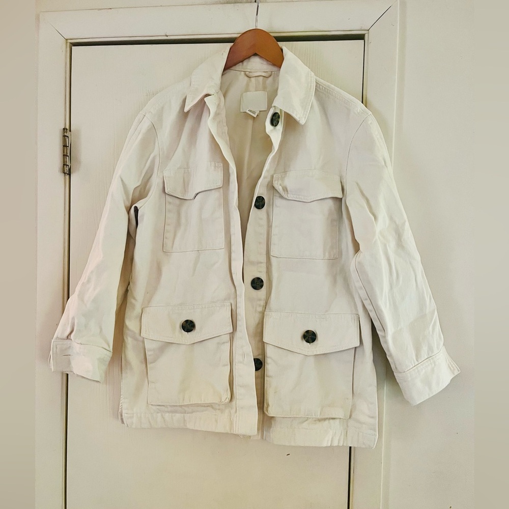H&M Cotton Utility Farmcore Cabincore Farmers Daughter Barn Chore Jacket Xs